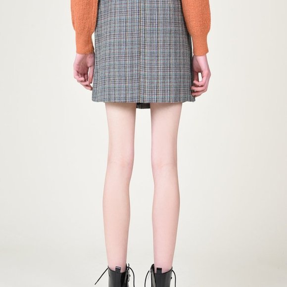 Plaid Mini with Belted Zip Pouch - Picture 4 of 4